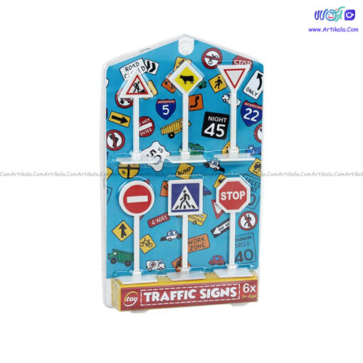 بسته علائم راهنمایی و رانندگی 6 عددی ITOY - Image 1