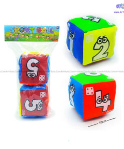 توپ پارچه ای طرح اعداد بتا بسته 2 عددی