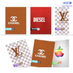 دفتر سیمی 160 برگ خط دار جلد ضخیم شفیعی کد 50