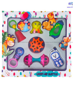 ست جغجغه 7 عددی چراغ دار برند پارس