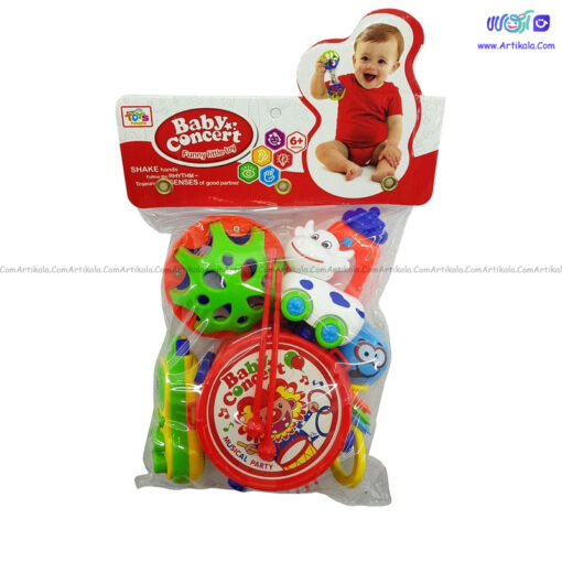 ست جغجغه نشکن مدل baby concert - Image 1