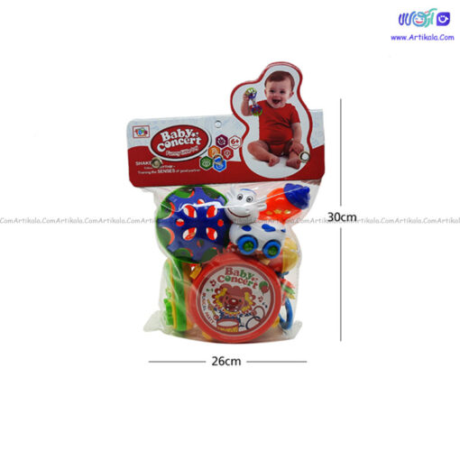 ست جغجغه نشکن مدل baby concert - Image 3