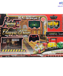 قطار اسباب بازی کلاسیک کنترلی به همراه ایستگاه برند پارس توی