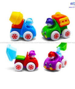 ماشین اسباب بازی راهسازی نشکن بسته 4 عددی راشاتویز