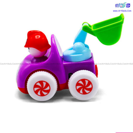 ماشین اسباب بازی راهسازی نشکن بسته 4 عددی راشاتویز - Image 3