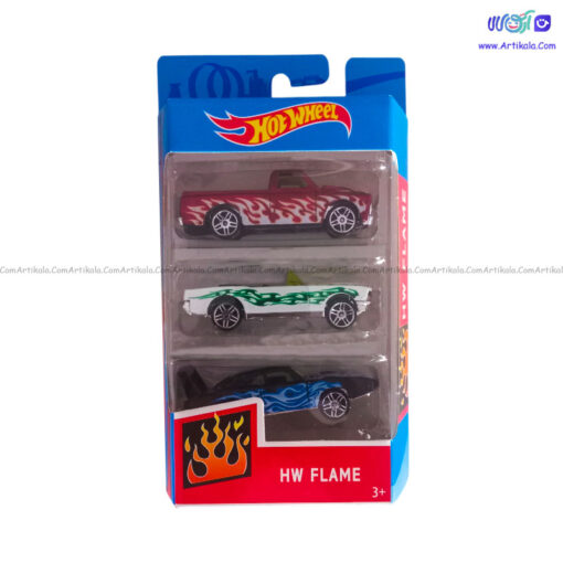 ماشین بازی هات ویلز بسته سه عددی مدل HW Flame کد 1 - Image 1