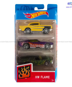 ماشین بازی هات ویلز بسته سه عددی مدل HW Flame کد 2