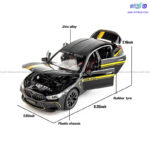 ماشین فلزی بی ام و BMW M8 مدل 3346YT مقیاس 1:24 - Image 4