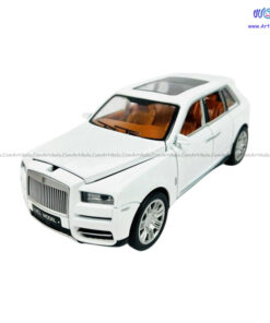 ماشین فلزی رولز رویس دودزا چراغدار و صدادار مقیاس 1:22