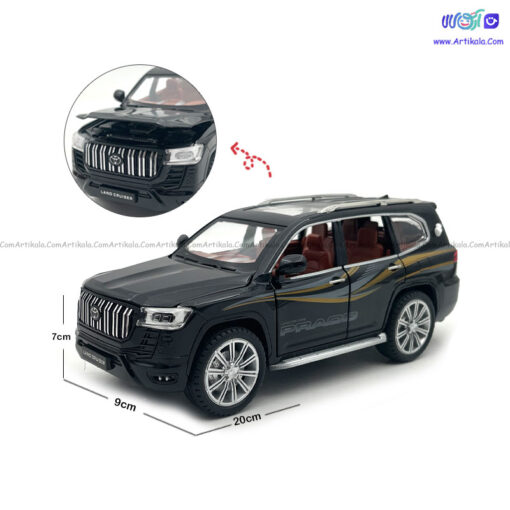 ماشین فلزی لندکروز مدل 3342YT مقیاس 1:24 - Image 1