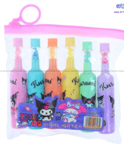 ماژیک هایلایتر بسته شش عددی طرح کرومی