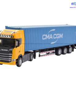 ماکت فلزی تریلی اسکانیا موزیکال و چراغدار کد JG260