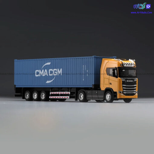 ماکت فلزی تریلی اسکانیا موزیکال و چراغدار کد JG260 - Image 3