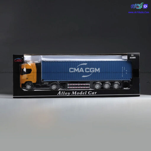 ماکت فلزی تریلی اسکانیا موزیکال و چراغدار کد JG260 - Image 4