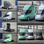 ماکت فلزی تریلی تسلا موزیکال و چراغدار مقیاس 1:24 - Image 3