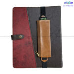 کلاسور چرم قفل فلزی 200 برگ برند وتوس