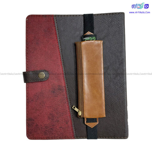 کلاسور چرم قفل فلزی 200 برگ برند وتوس - Image 1