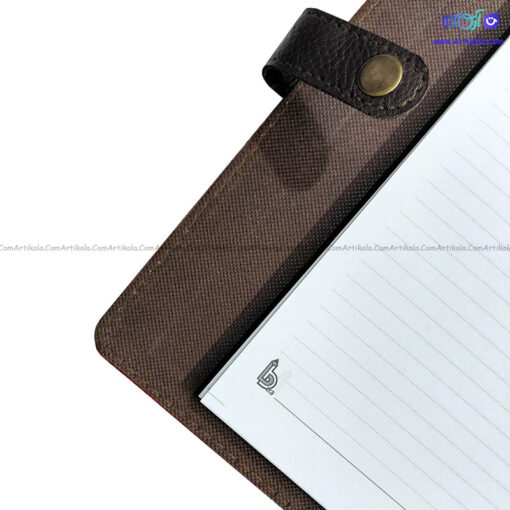 کلاسور چرم قفل فلزی 200 برگ برند وتوس - Image 4