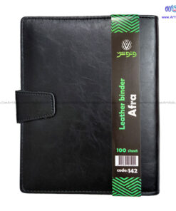 کلاسور چرمی قفل فلزی 100 برگ برند وتوس Vetoos