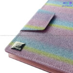 کلاسور چرم لاکچری ترمو 100 برگ قفل فلز کد 136 -رنگین کمان - Image 2