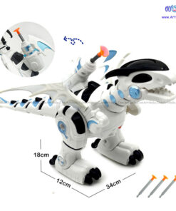 ربات دایناسور موزیکال چراغ دار کد 0830