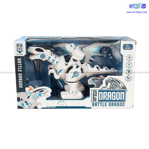 ربات دایناسور موزیکال چراغ دار کد 0830 - Image 5