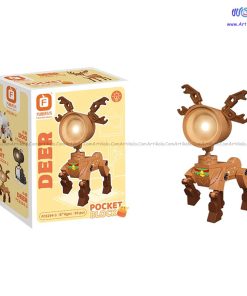 لگو چراغ خواب مدل گوزن خالدار 80 قطعه کد 3-8294