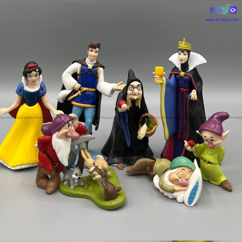 1 اکشن فیگور 8 عددی سفید برفی - Image 1