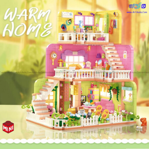 2 لگو دخترانه خانه مدل Warm Home کد 612016 - Image 1