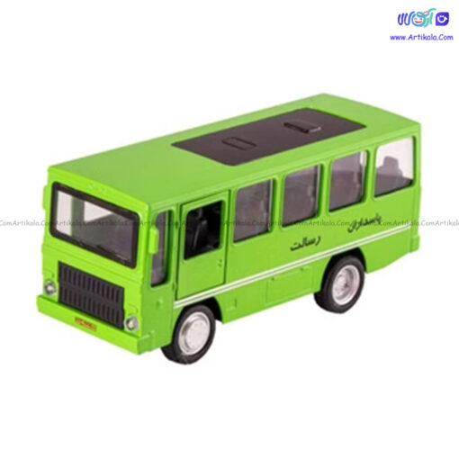 ماشین فلزی مینی بوس فیات موزیکال چراغدار - Image 3