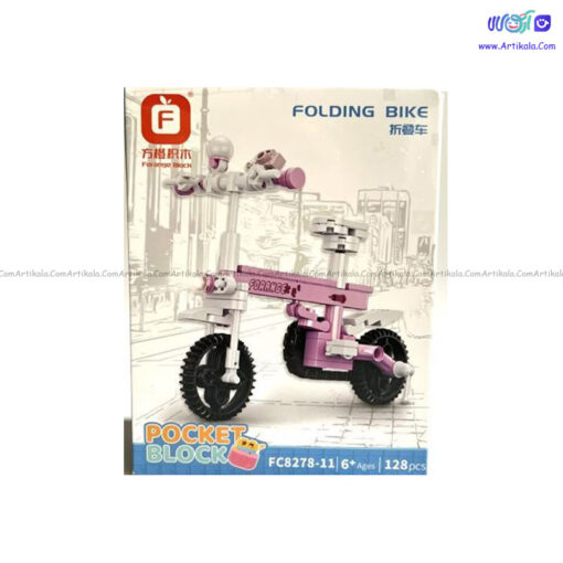 لگو دوچرخه  رنگ صورتی کد FC8278-11 - Image 1