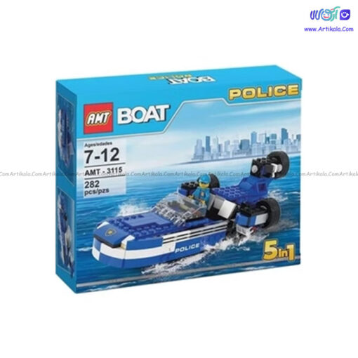 لگو قایق پلیس مدل police کد amt-3115 - Image 1